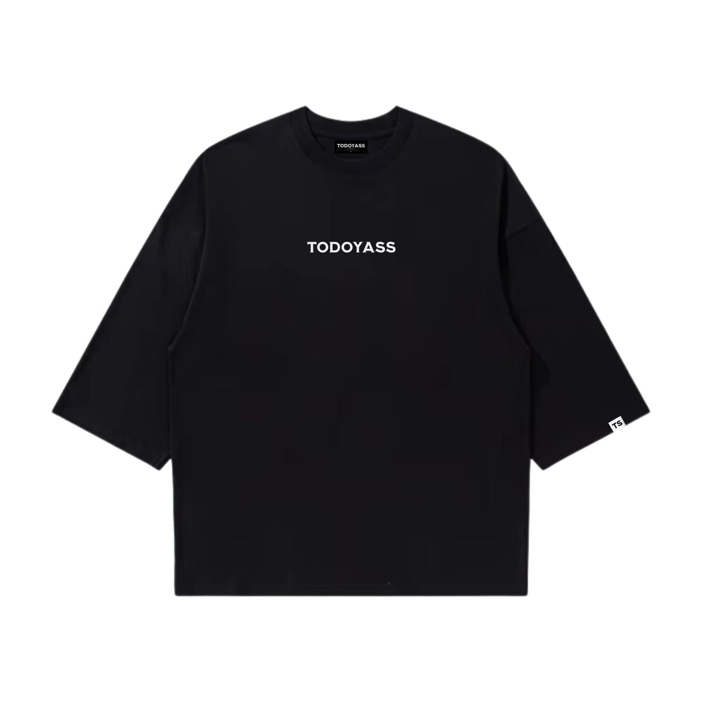 Todoyass oversized black t-shirt, dropped shoulder