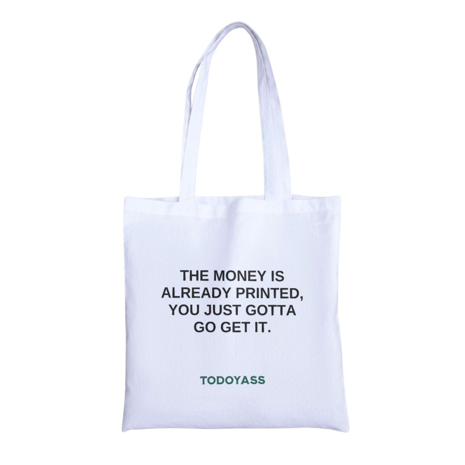 Todoyass motivational canvas bag